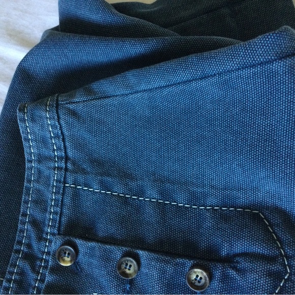 CELINE YACHTING TWILL DENIM CANVAS NAUTICAL BUTTON SKIRT SIZE 38 FRANCE - Picture 14 of 16